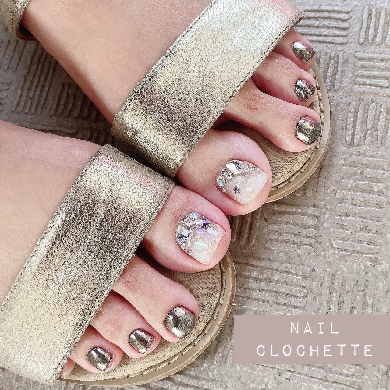 旅行 海 浴衣 ライブ フット Nail Clochetteのネイルデザイン No ネイルブック