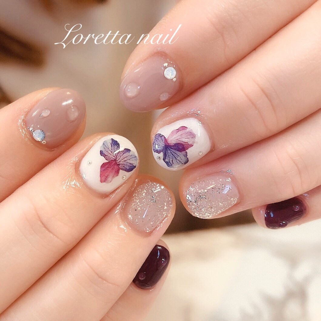 夏 梅雨 ブライダル 女子会 ハンド Loretta Nailのネイルデザイン No ネイルブック