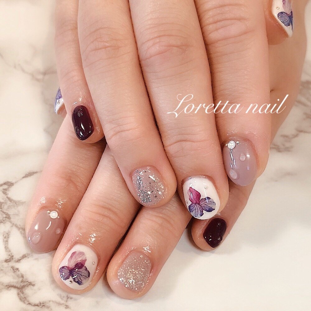 夏 梅雨 ブライダル 女子会 ハンド Loretta Nailのネイルデザイン No ネイルブック