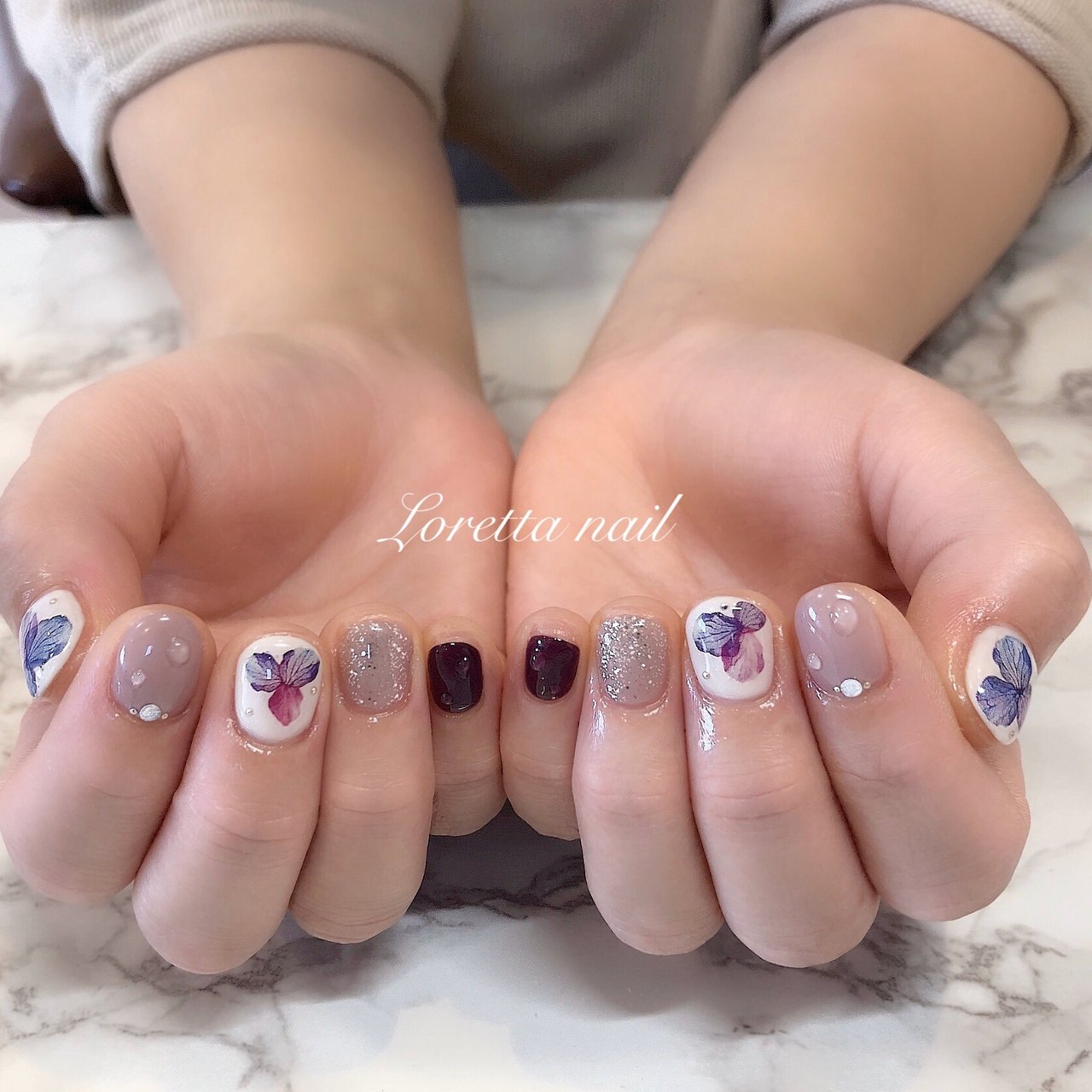 夏 梅雨 ブライダル 女子会 ハンド Loretta Nailのネイルデザイン No ネイルブック