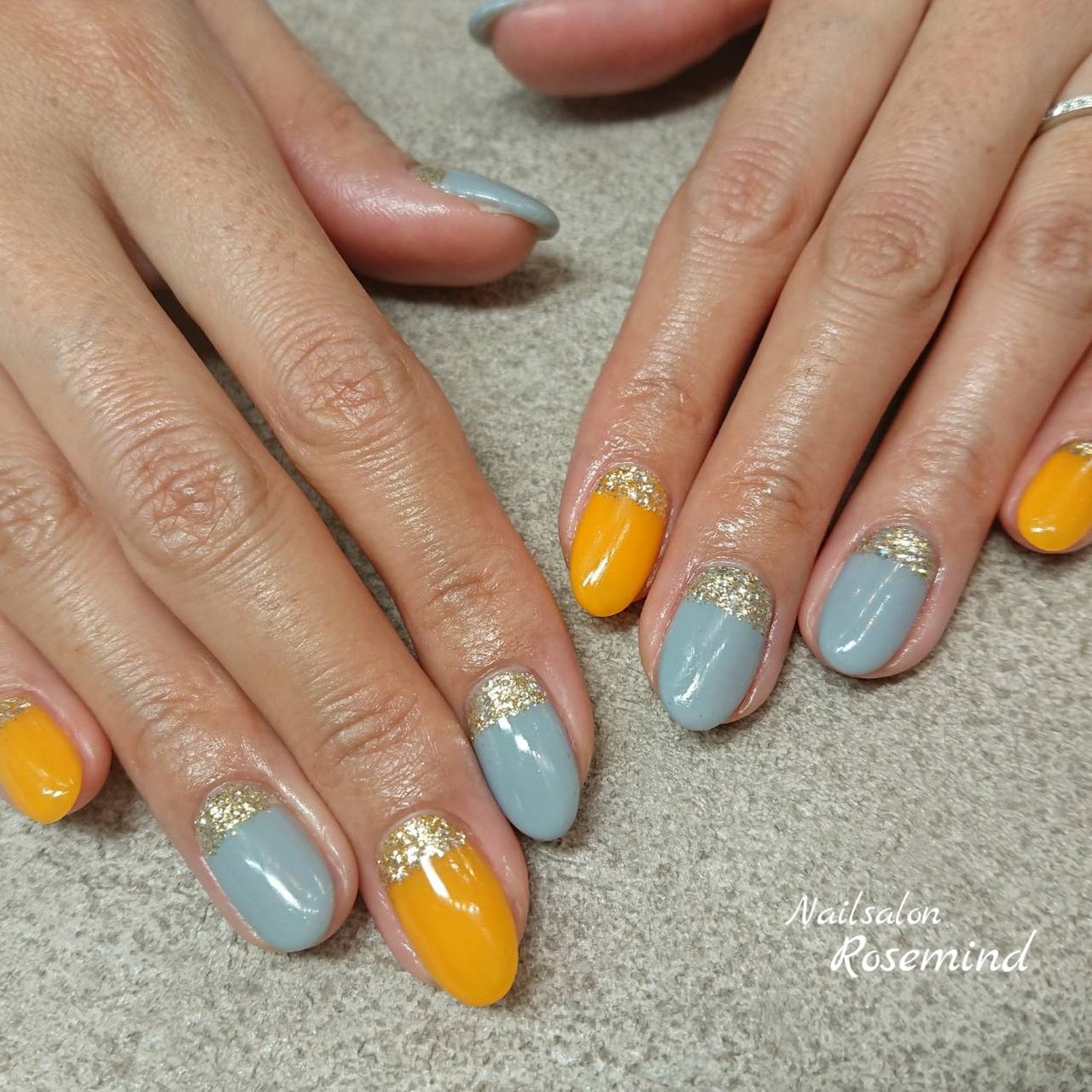 夏 海 リゾート ハンド フレンチ Nail Rosemindのネイルデザイン No ネイルブック