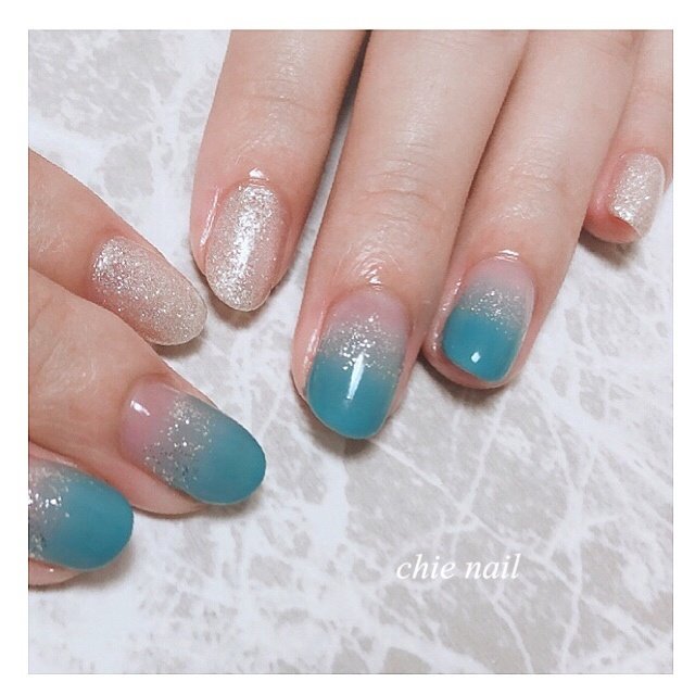 夏 秋 梅雨 海 ハンド Chie Nailチエネイルのネイルデザイン No ネイルブック