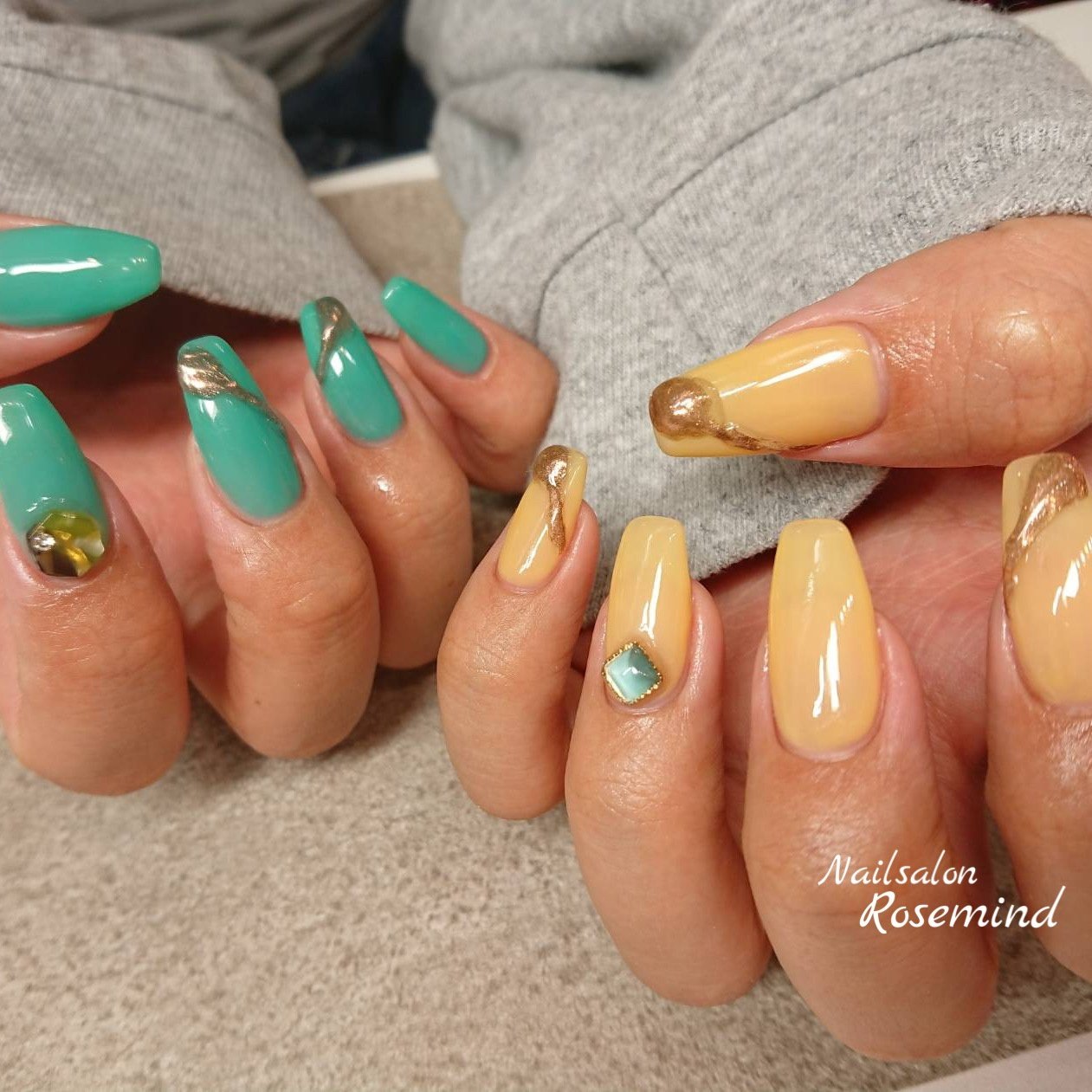 夏 海 リゾート ハンド ワンカラー Nail Rosemindのネイルデザイン No ネイルブック