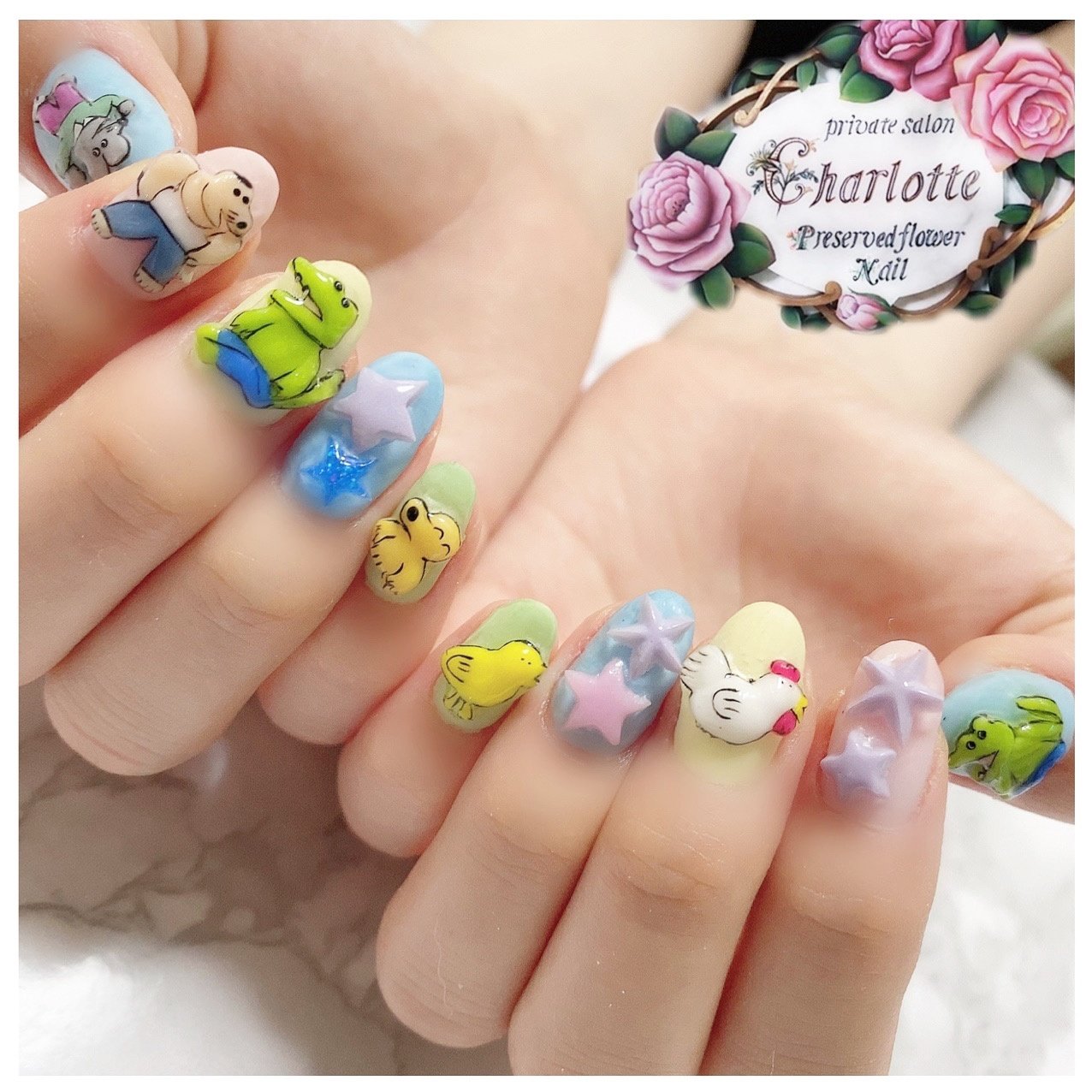 オールシーズン 旅行 ライブ 女子会 ハンド Privatesalon Charlotteのネイルデザイン No ネイルブック