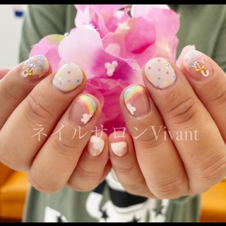 傘アートのネイルデザイン ネイルブック