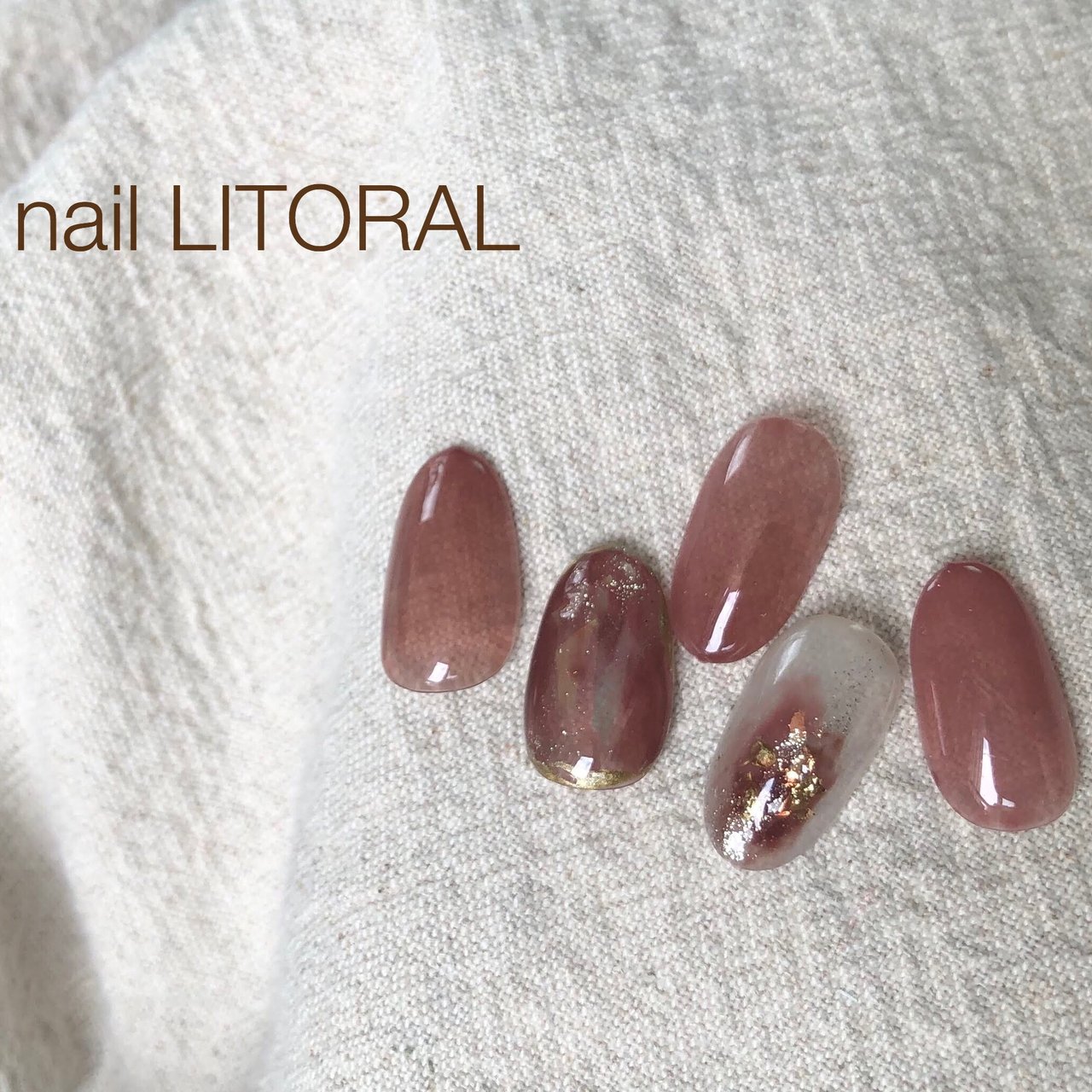 オールシーズン ハンド ワンカラー ニュアンス ホワイト Nail Litoralのネイルデザイン No ネイルブック