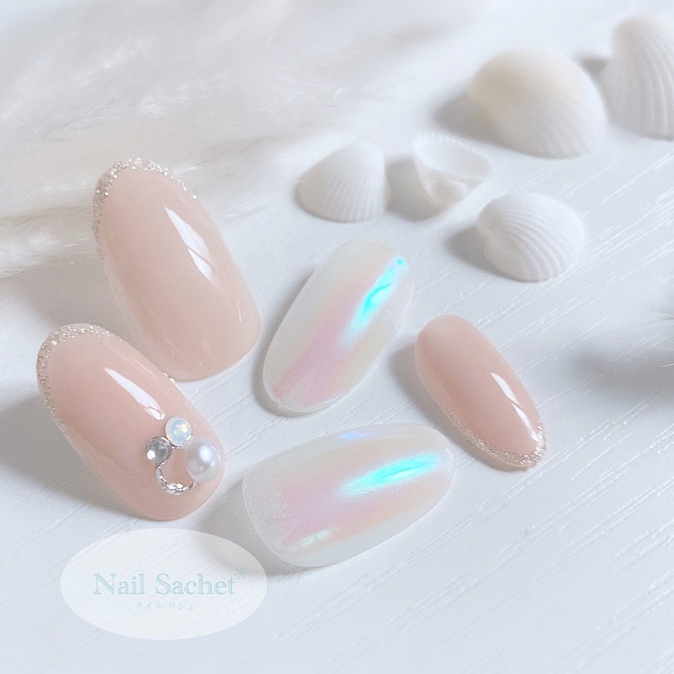 春 夏 オフィス シンプル フレンチ 東京nailsachet ネイルサシェのネイルデザイン No ネイルブック