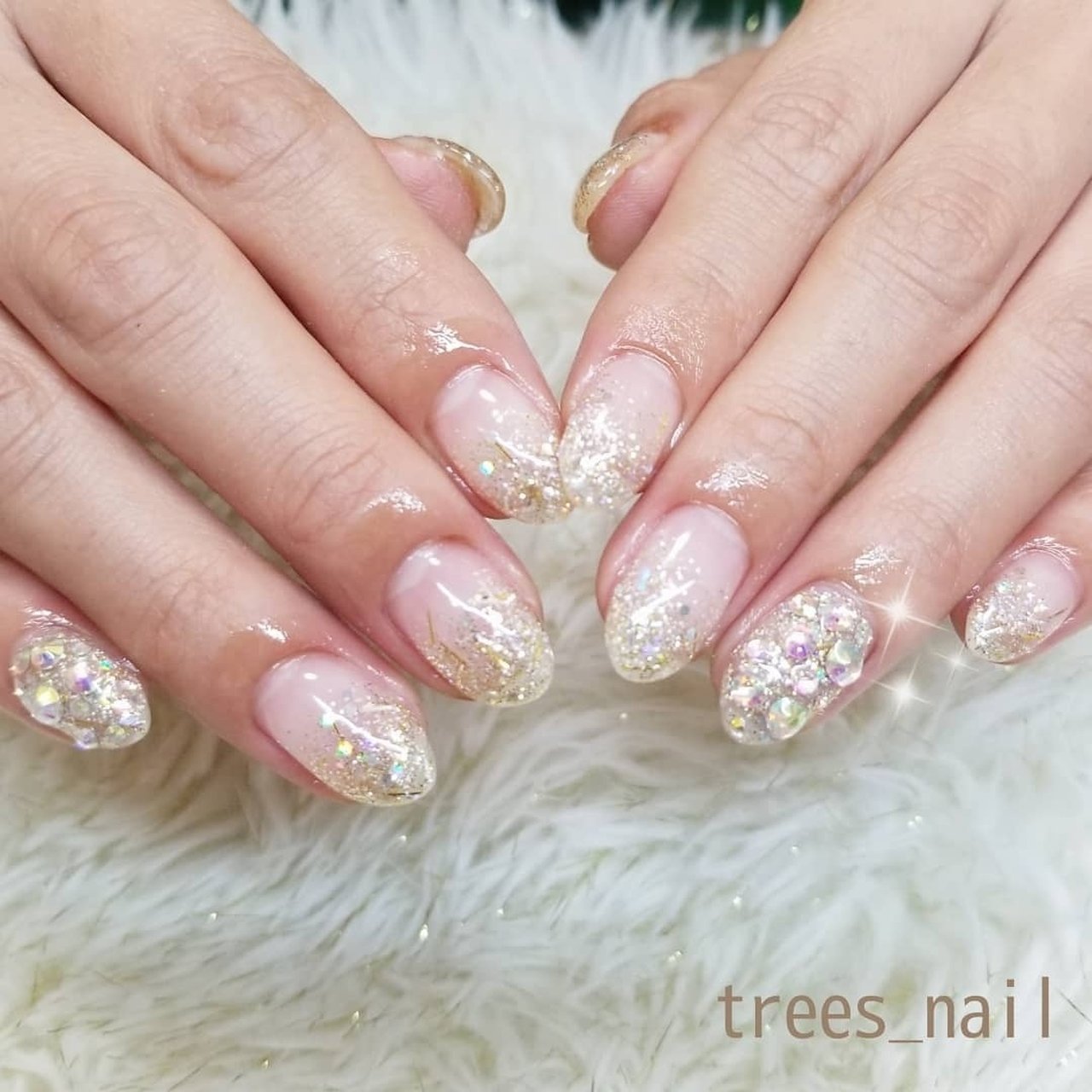 夏 オールシーズン 海 リゾート シンプル Trees Nailのネイルデザイン No ネイルブック