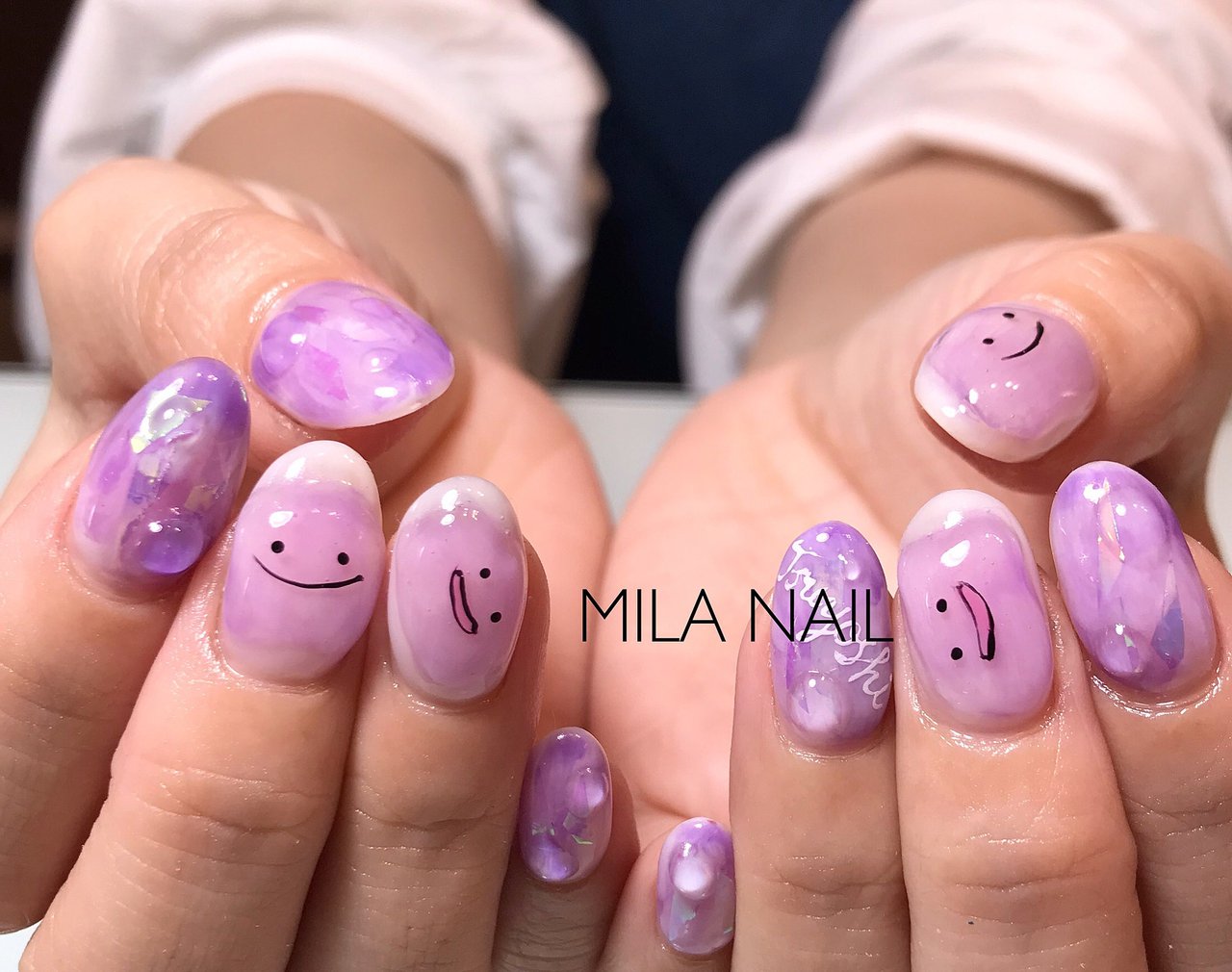 夏 オールシーズン 梅雨 女子会 ハンド Private Salon Mila Nailのネイルデザイン No ネイルブック