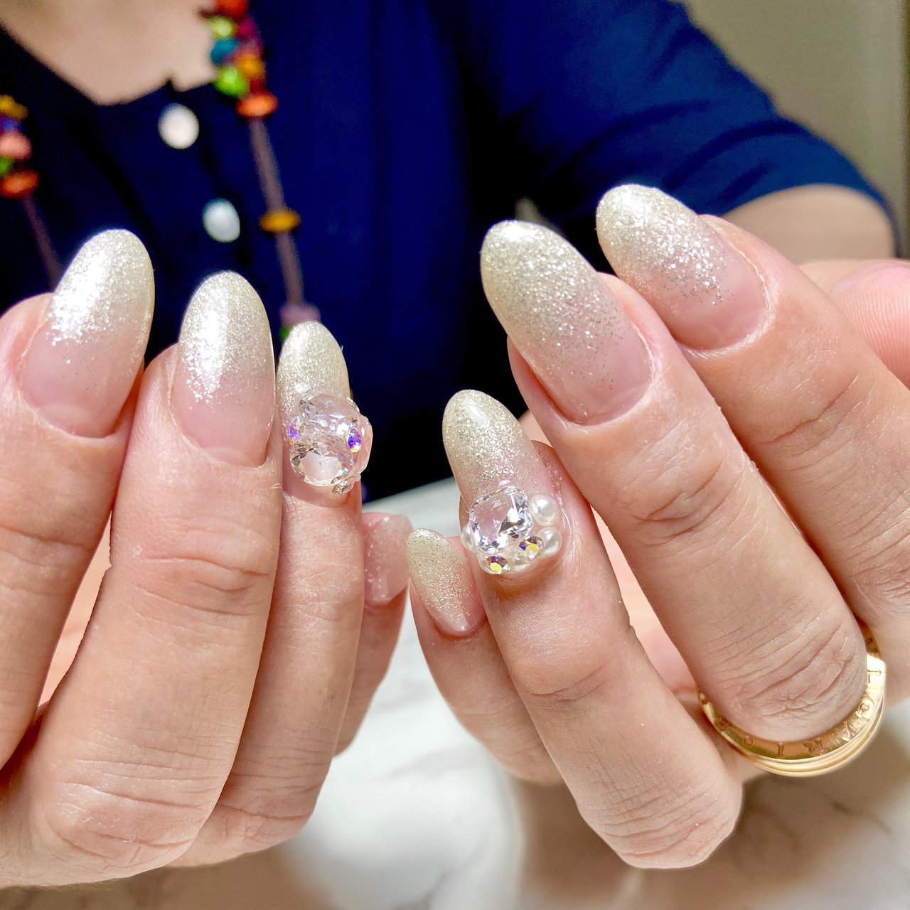 ブライダル パーティー デート 女子会 ハンド さやぷーのネイルデザイン No ネイルブック