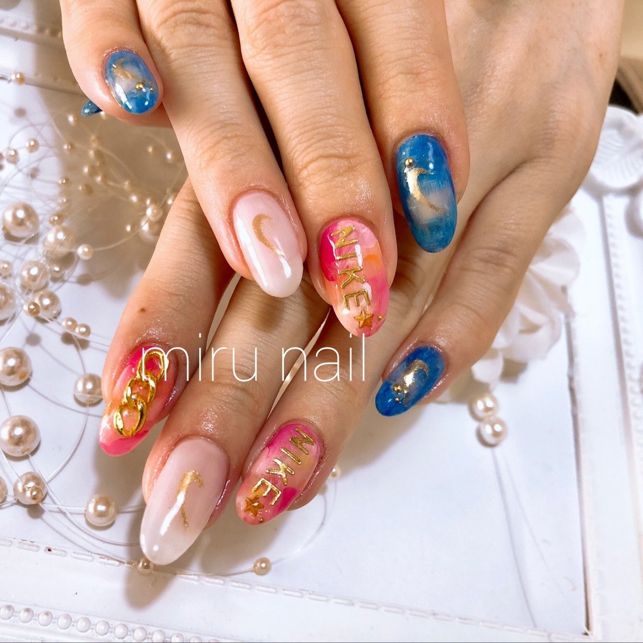 ハンド ジェルネイル Miru Nailのネイルデザイン No ネイルブック