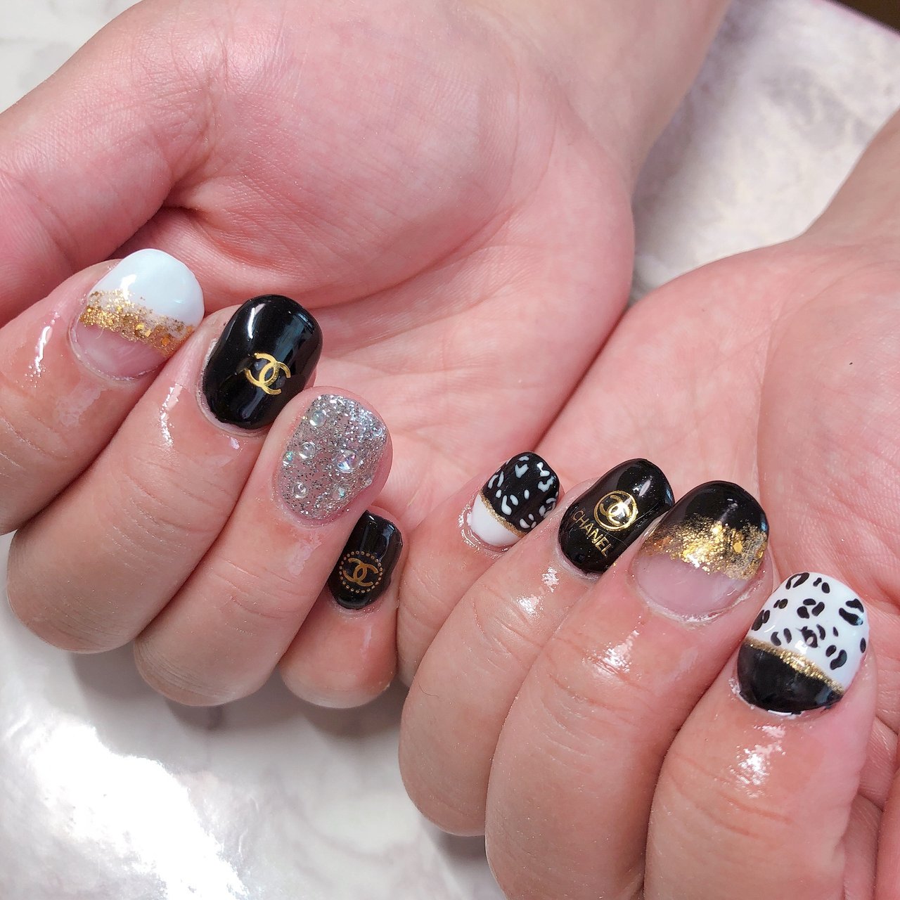 夏 秋 オールシーズン ハンド ラメ モゾ近く 北名古屋 A Nailのネイルデザイン No ネイルブック