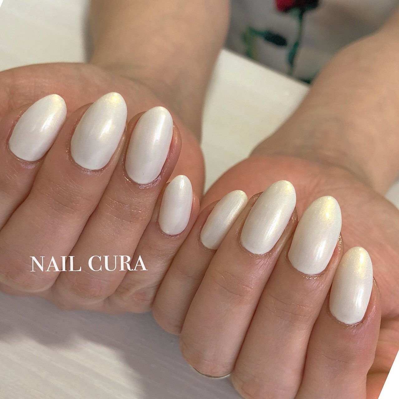 夏 ハンド シンプル ワンカラー ホワイト Nailcuraのネイルデザイン No ネイルブック