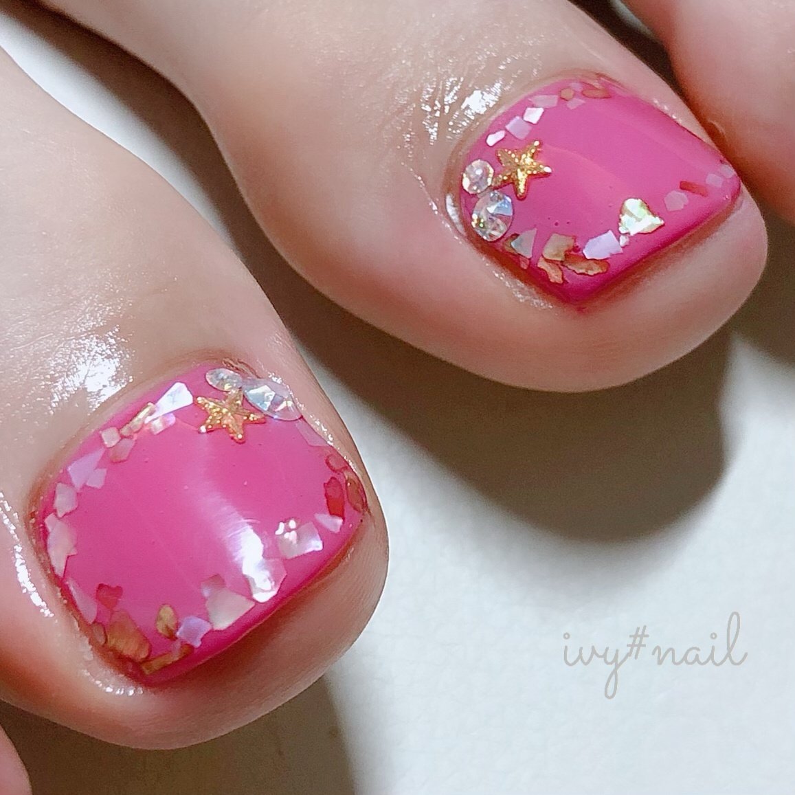 春 夏 海 浴衣 フット Ivy Nailのネイルデザイン No ネイルブック