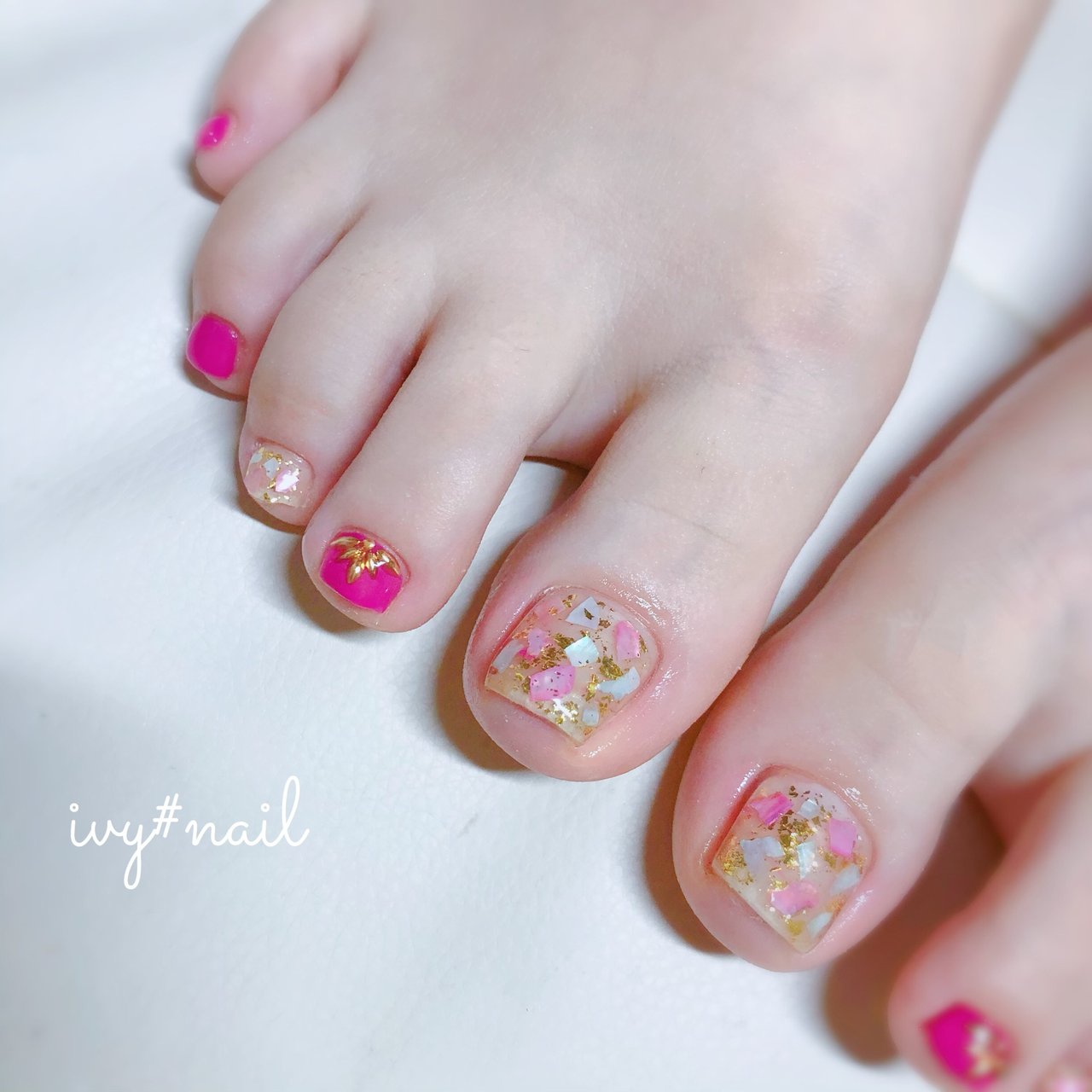 春 夏 海 リゾート フット Ivy Nailのネイルデザイン No ネイルブック