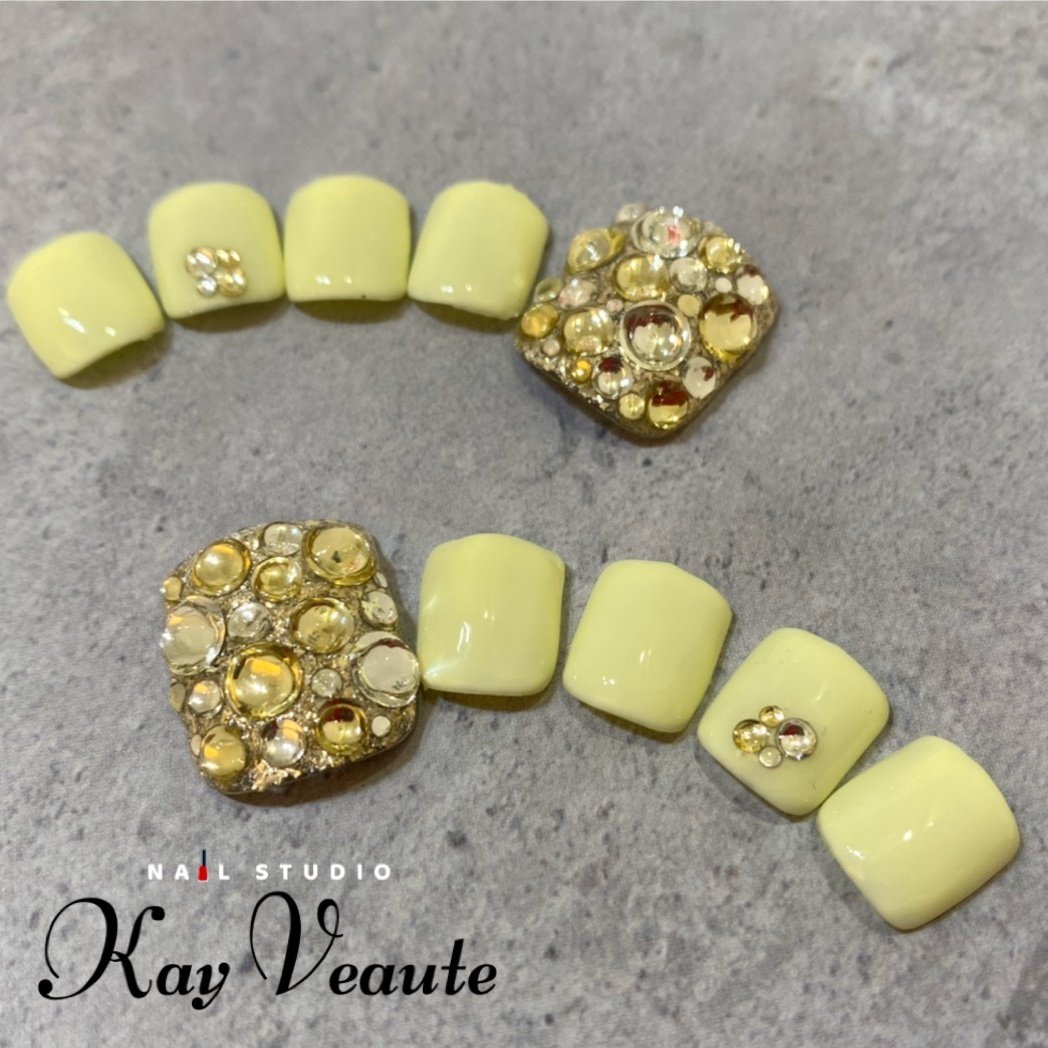 夏 旅行 海 リゾート フット Nail Studio Kay Veauteのネイルデザイン No ネイルブック