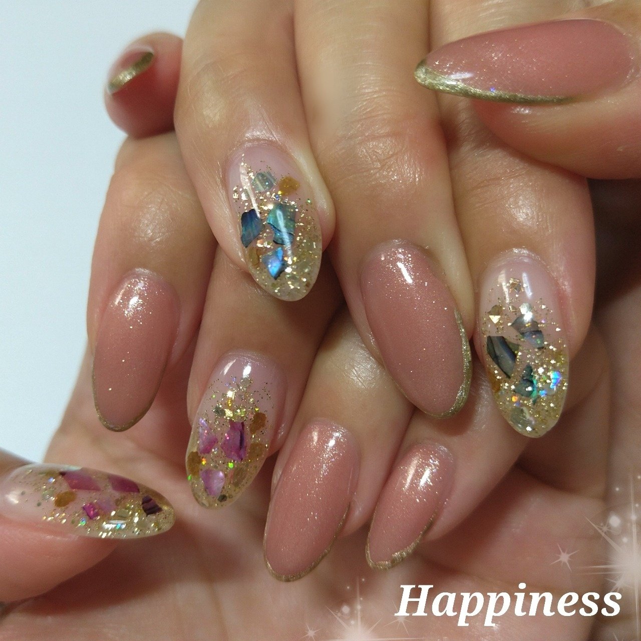 夏 オールシーズン リゾート オフィス ハンド Nail Salon Happinessのネイルデザイン No ネイルブック