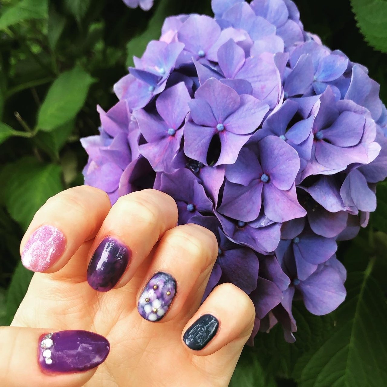 夏 梅雨 浴衣 ハンド シンプル Mekamuramasagiのネイルデザイン No ネイルブック