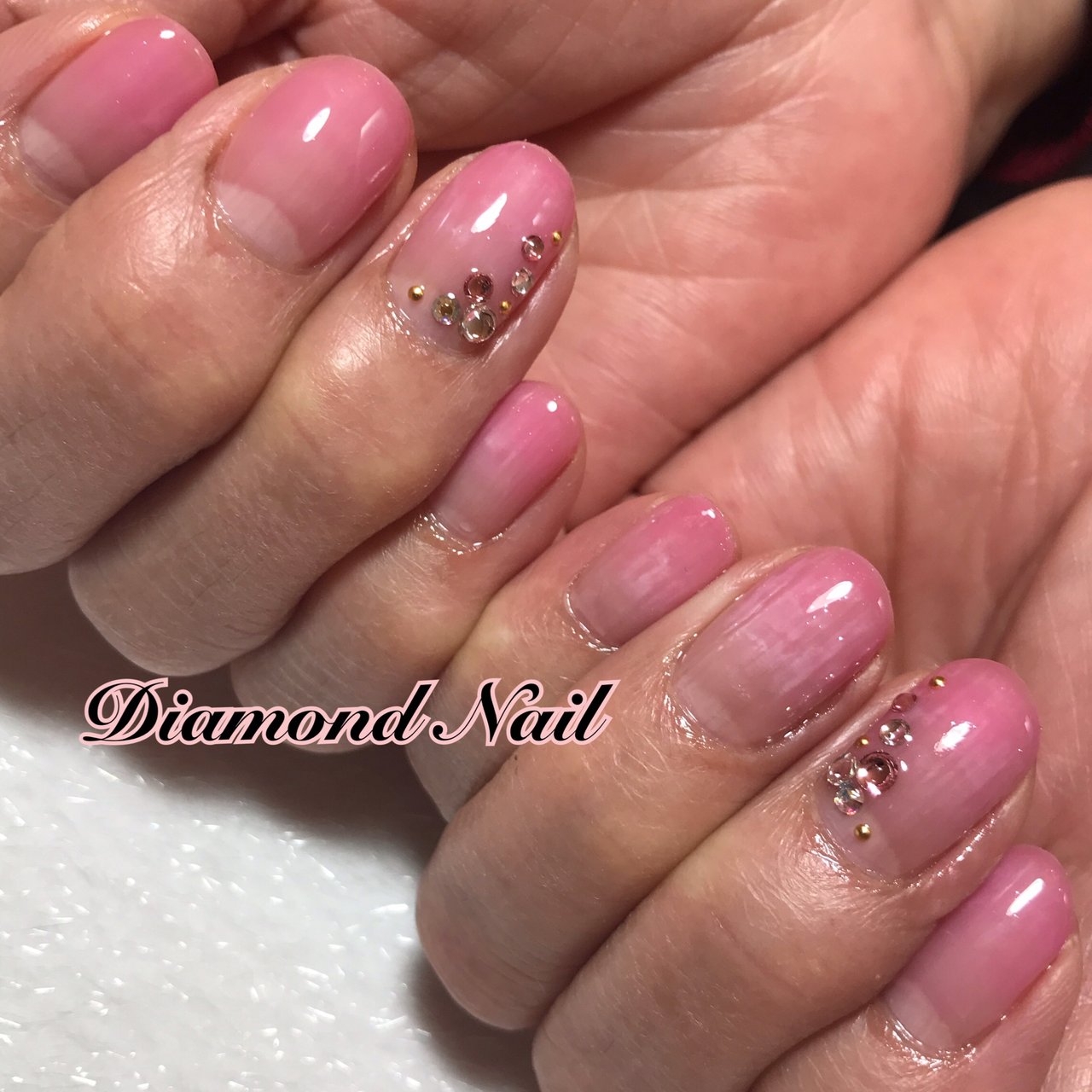 オールシーズン パーティー デート 女子会 ハンド Diamond Nail 尼崎のプライベートサロン のネイル デザイン No ネイルブック