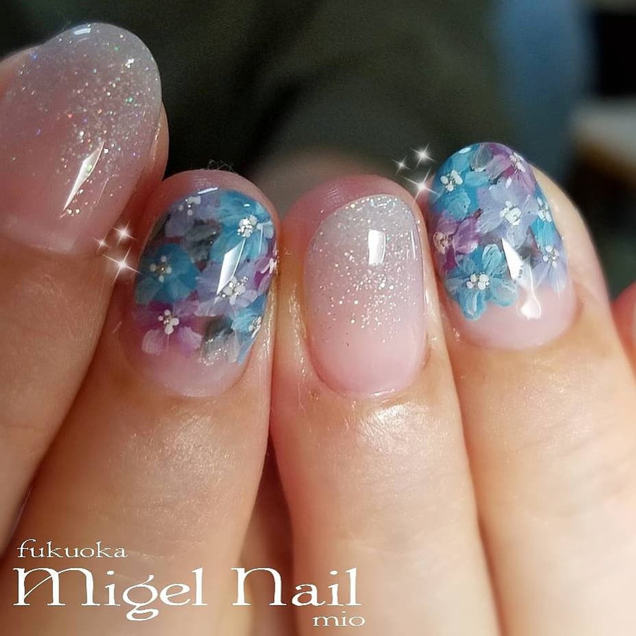 梅雨 リゾート オフィス パーティー ハンド Migel Nailのネイルデザイン No ネイルブック