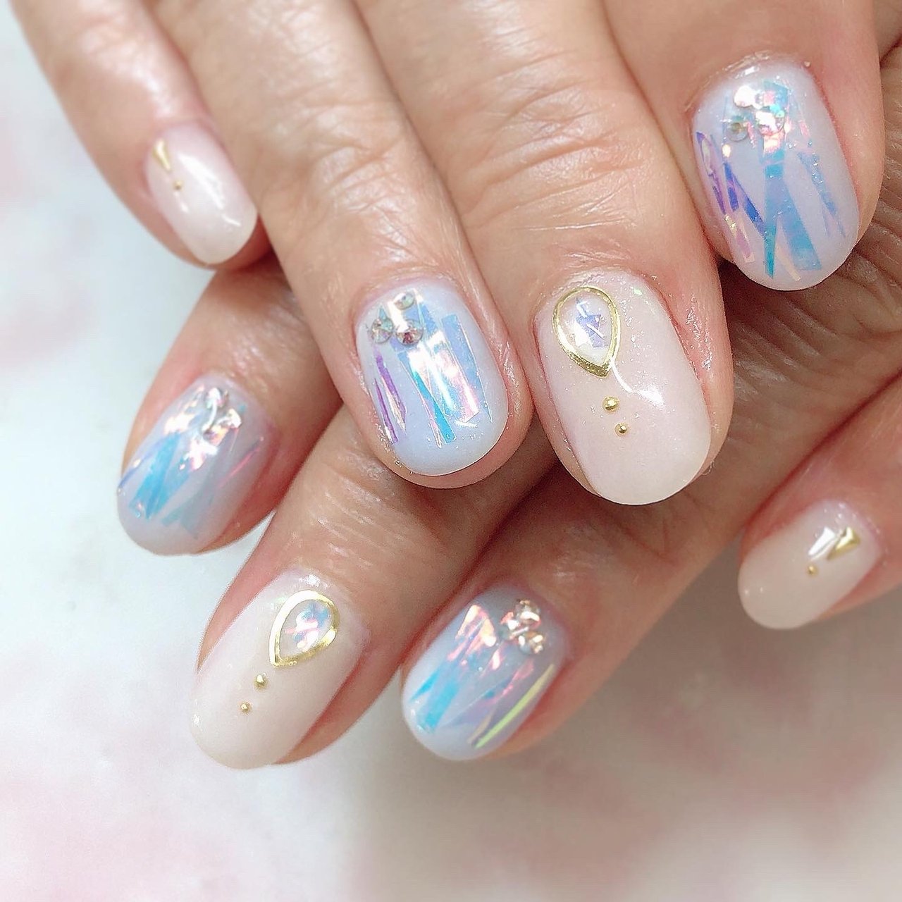 夏 梅雨 海 浴衣 ハンド 溝の口 Nail Trees ネイルトゥリース のネイルデザイン No ネイルブック