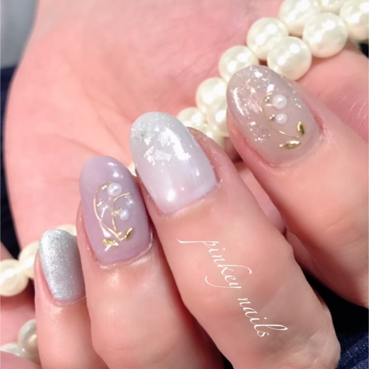 オールシーズン オフィス デート 女子会 ハンド Pinkey Nailsのネイルデザイン No ネイルブック