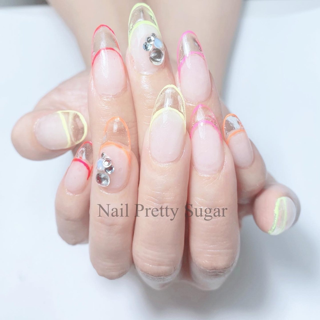 夏 梅雨 海 リゾート ハンド Nail Prettysugarのネイルデザイン No ネイルブック