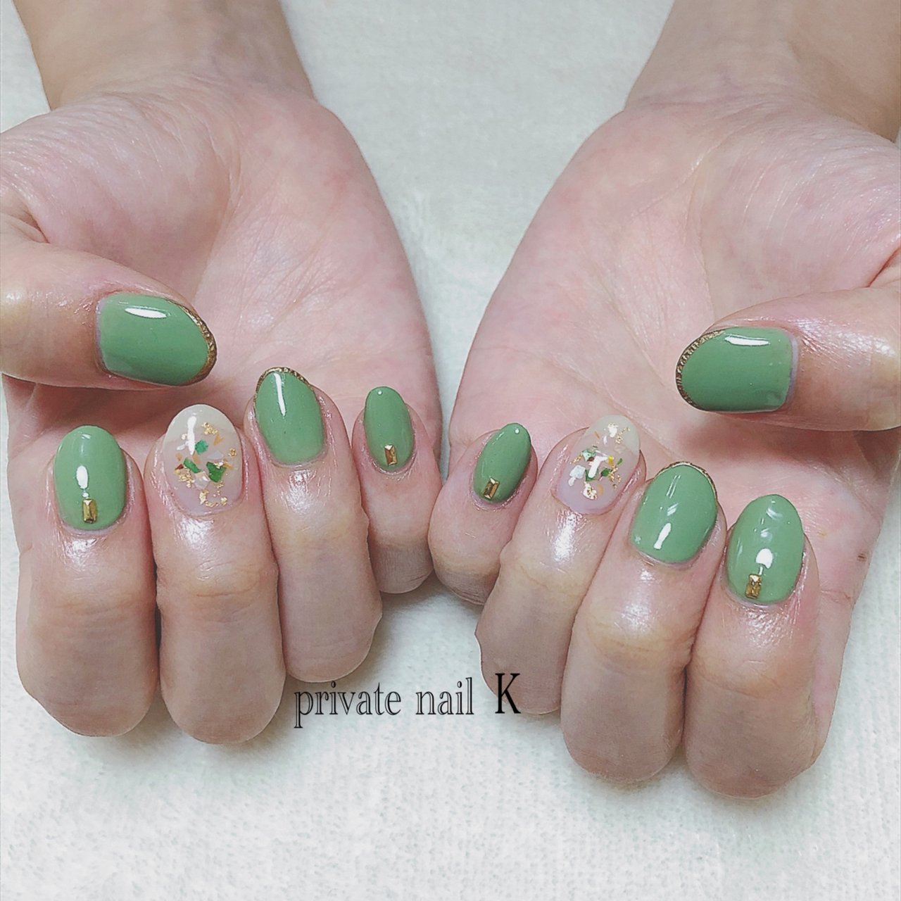 夏 梅雨 ハンド ワンカラー シェル Nailkのネイルデザイン No ネイルブック