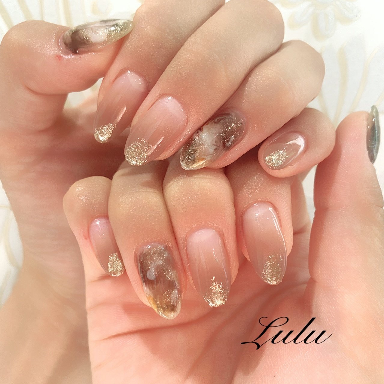 シンプル グラデーション タイダイ ニュアンス ジェル Nail Salon Luluのネイルデザイン No 530 ネイルブック