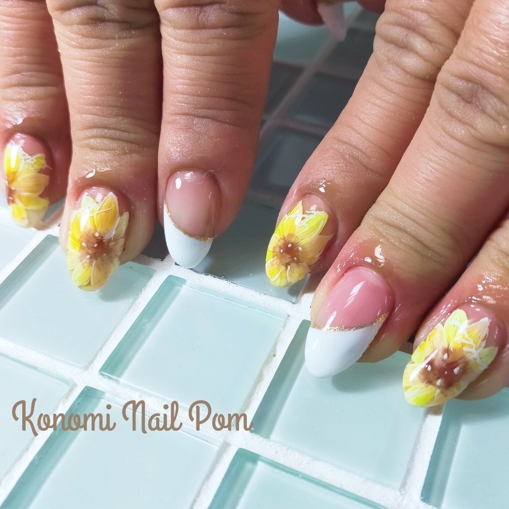 夏 旅行 リゾート 浴衣 ハンド Nail Salon Pomのネイルデザイン No ネイルブック