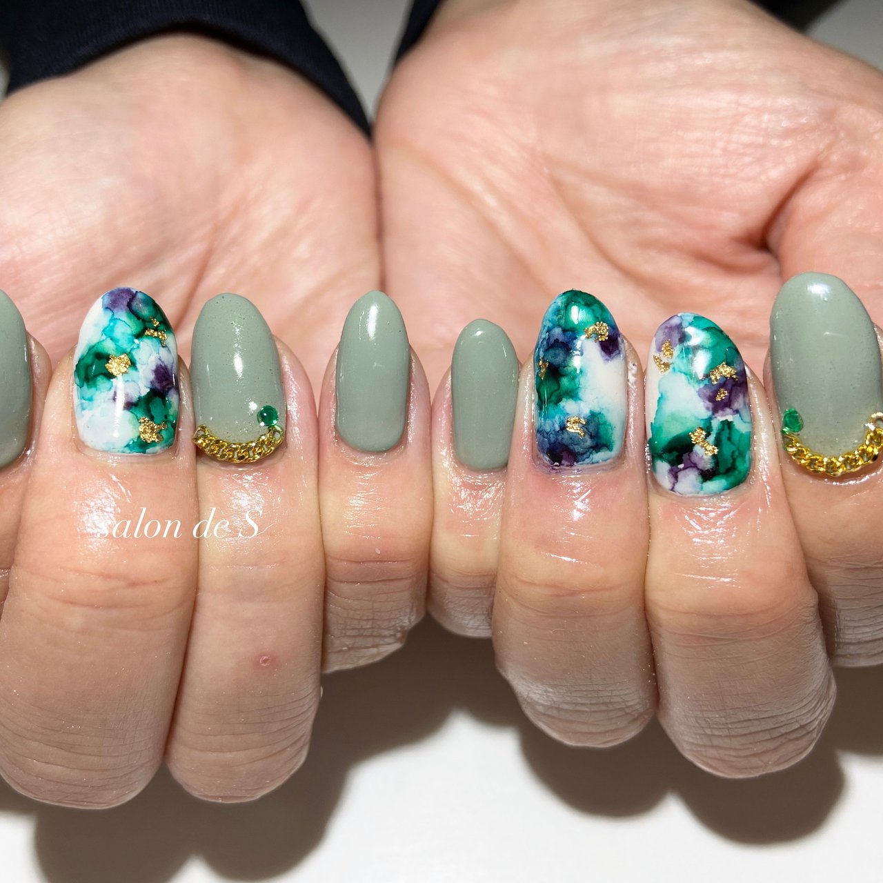 夏 七夕 海 女子会 ハンド Salondesのネイルデザイン No ネイルブック