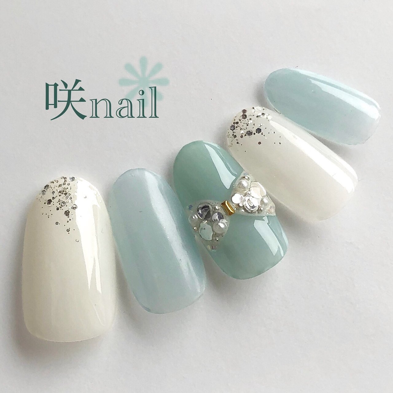 夏 オフィス パーティー デート ハンド 咲nail サキネイル のネイルデザイン No ネイルブック
