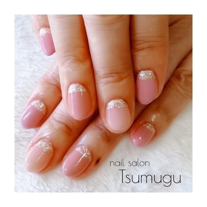 オールシーズン ハンド ワンカラー ミディアム ベージュ Nail Salon Tsumuguのネイルデザイン No ネイルブック