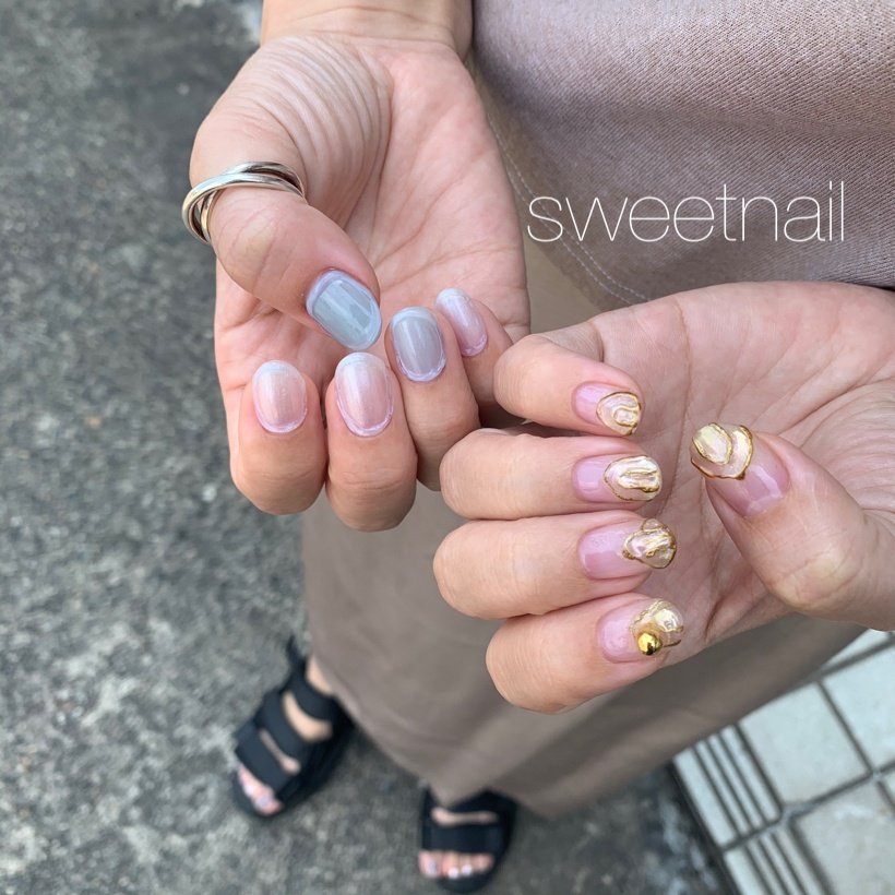 オールシーズン 旅行 パーティー 女子会 ハンド 枚方市山之上ネイルサロンsweetのネイルデザイン No ネイルブック