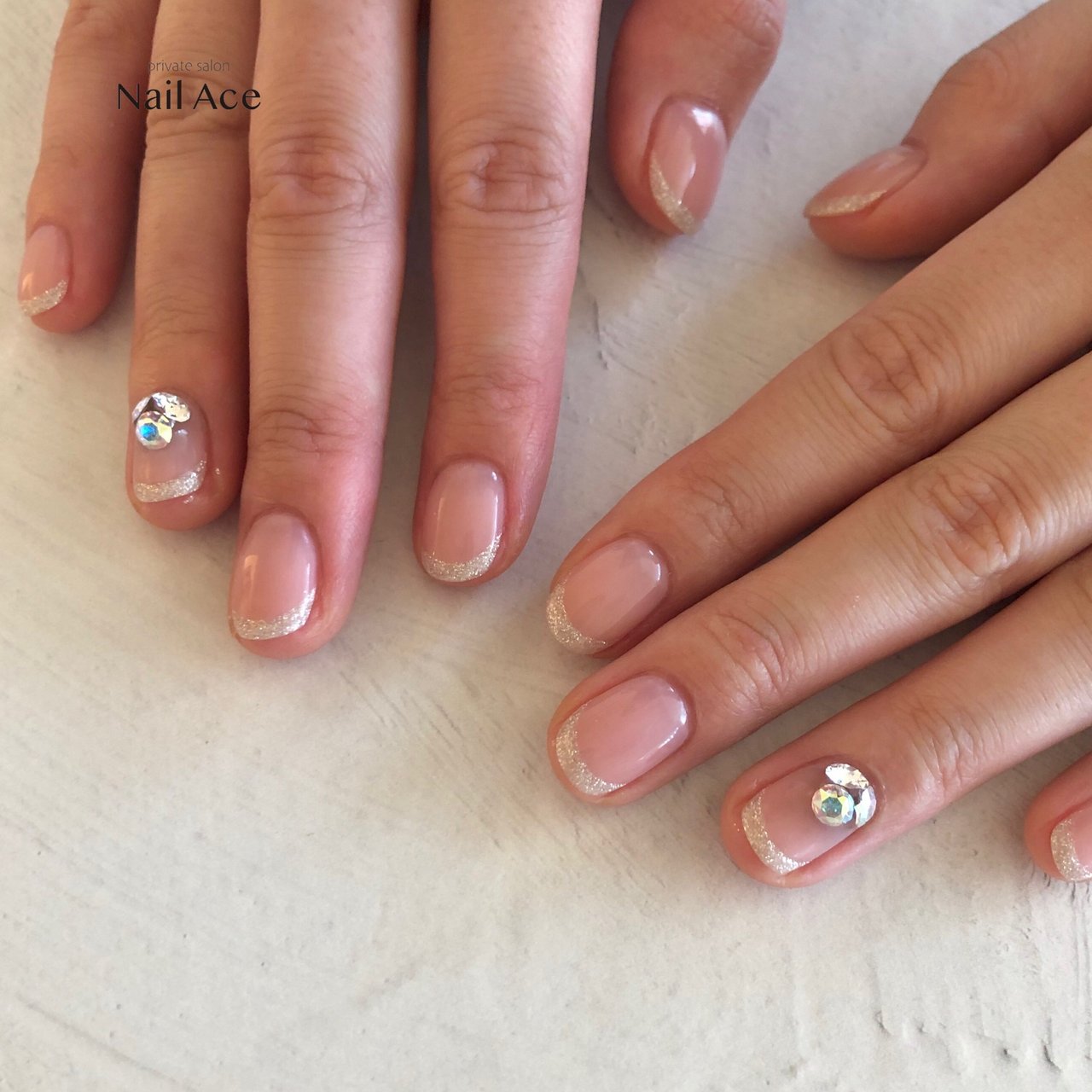 オールシーズン ブライダル パーティー デート ハンド Nailaceのネイルデザイン No ネイルブック