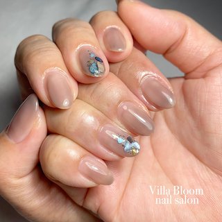 #シェルデザイン#シェルネイル#グレージュネイル#透け感ネイル#ニュアンスネイル#オフィスネイル#シンプルネイル#透明感ネイル#艶ネイル#シアーネイル#シアーカラーネイル#ターコイズ#ちゅるんネイル#梅雨ネイル#七夕ネイル#初夏ネイル#夏ネイル#大人ネイル #夏 #梅雨 #七夕 #オフィス #ハンド #シンプル #ラメ #シェル #ニュアンス #ミディアム #ネイビー #グレージュ #シルバー #ジェルネイル #お客様 #Villa Bloom nail salon #ネイルブック