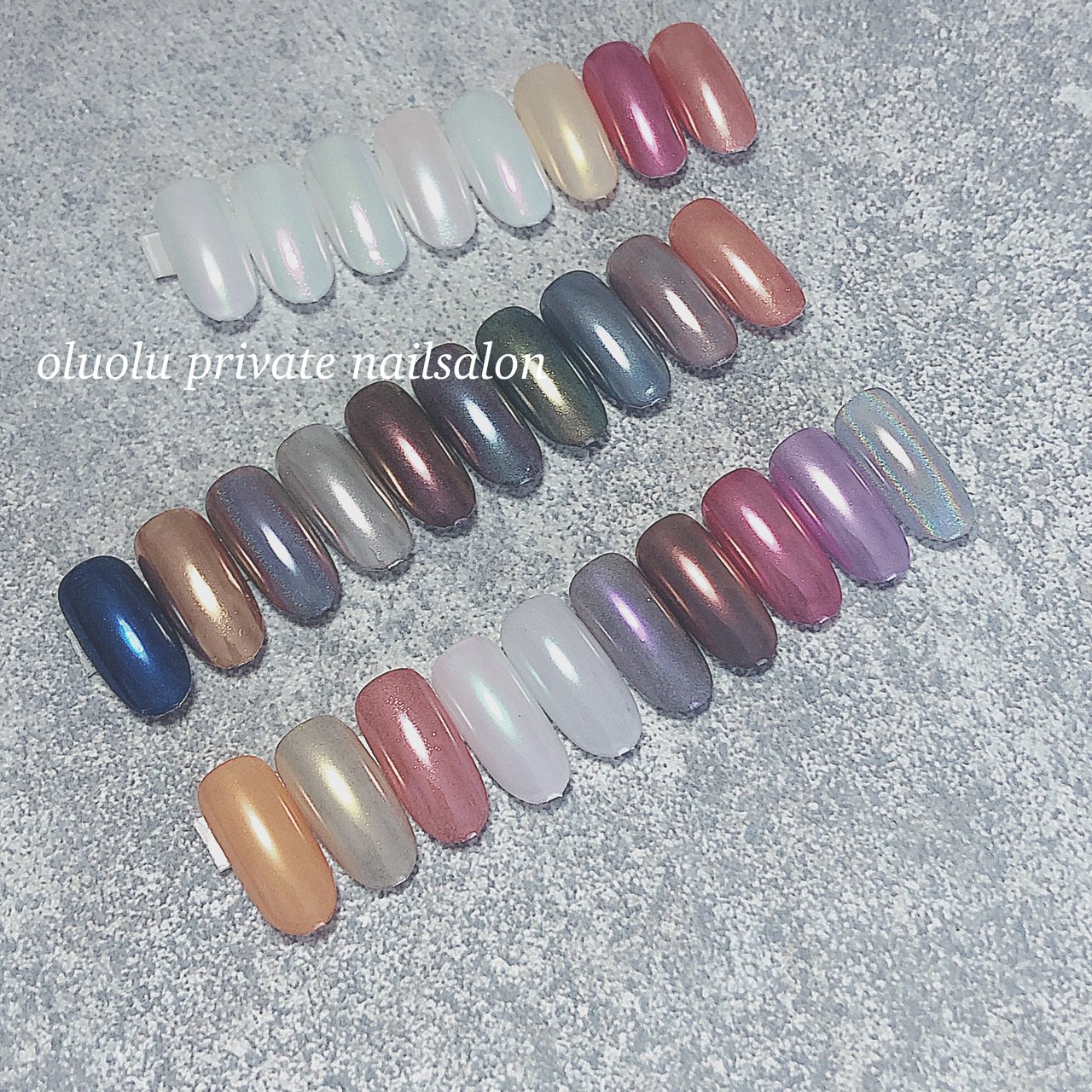 ミラー ジェル Nail Yuka Oのネイルデザイン No ネイルブック