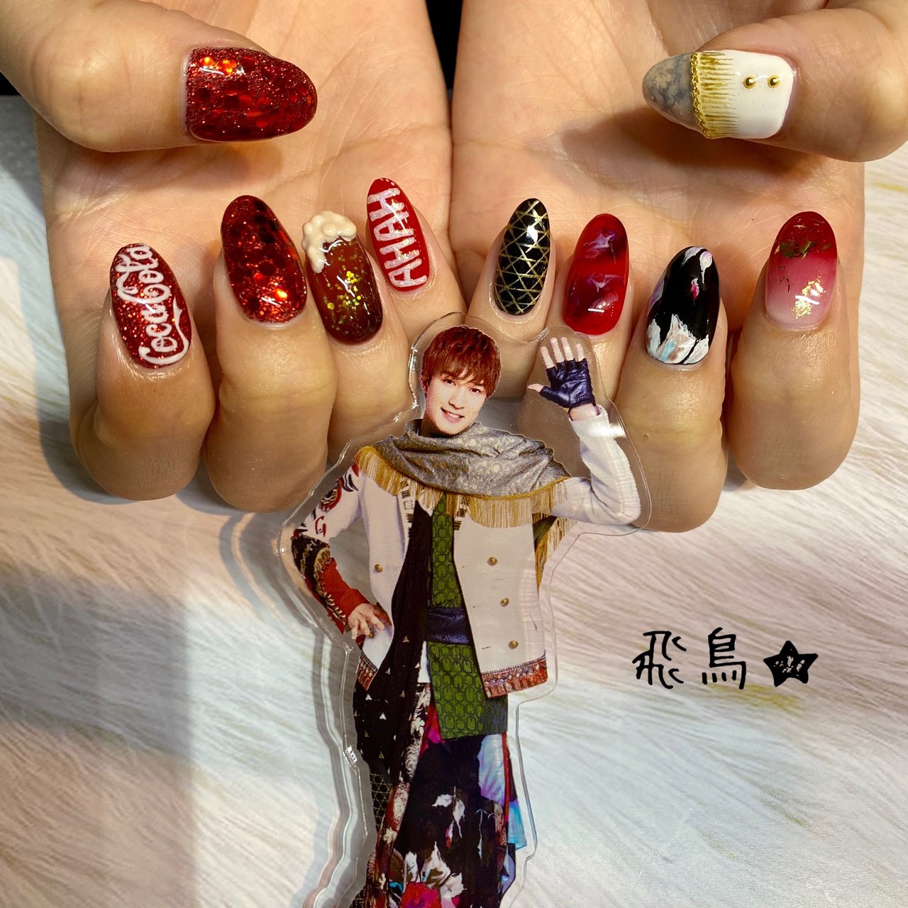 オールシーズン ハンド 痛ネイル 3d デコ Asukanailのネイルデザイン No ネイルブック