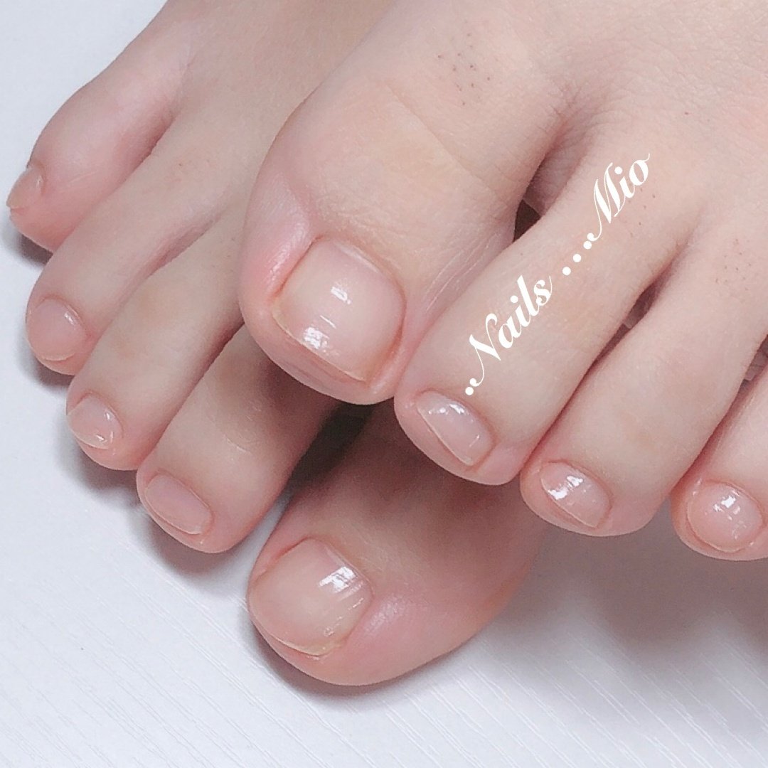 オールシーズン オフィス デート 女子会 フット Aroma Nails Mioのネイルデザイン No 5399548 ネイルブック