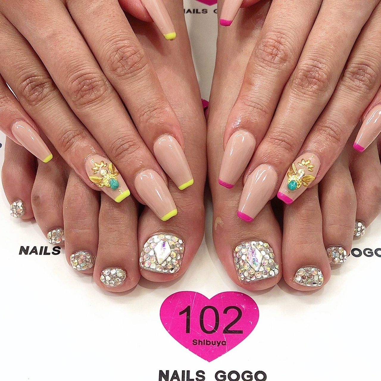 夏 フット Nailsgogo Shibuya Nailsalonのネイルデザイン No ネイルブック