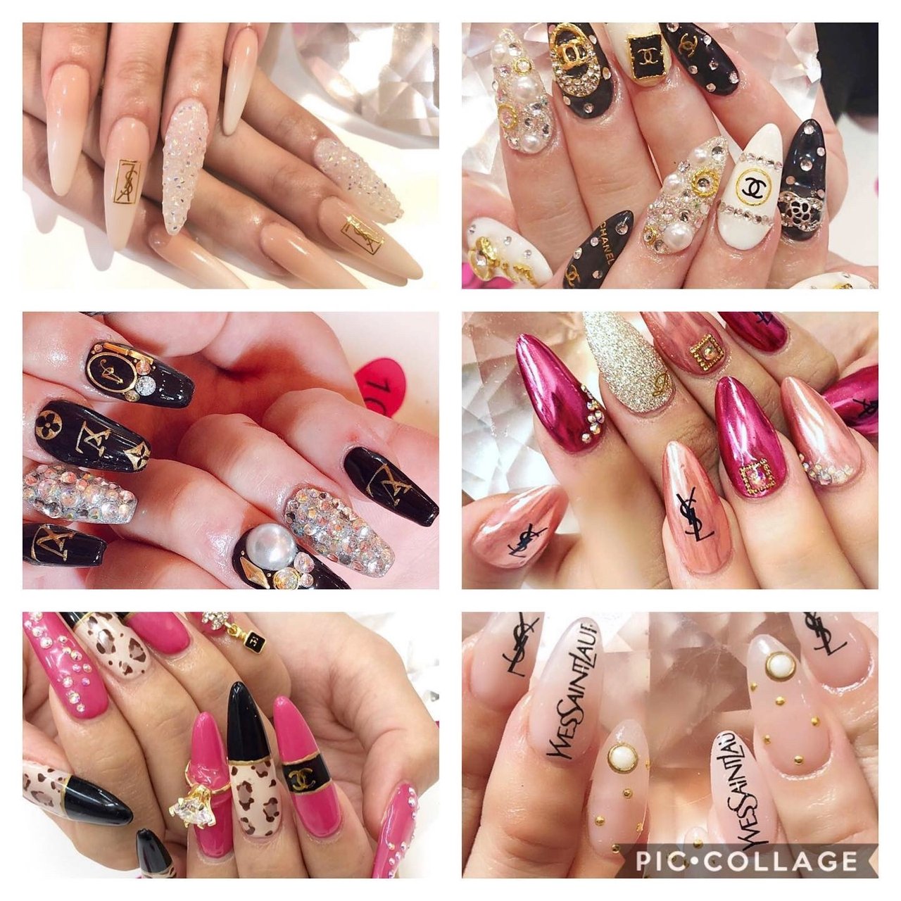 夏 ブランド柄 スカルプチュア Nailsgogo Shibuya Nailsalonのネイルデザイン No ネイルブック