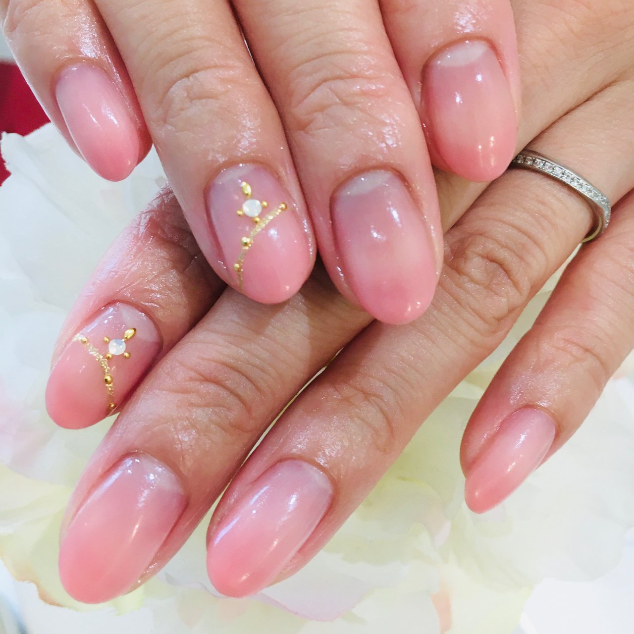 春 夏 オフィス デート ハンド Fossetteのネイルデザイン No ネイルブック