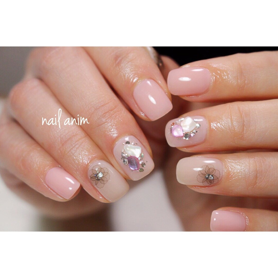 春 卒業式 入学式 ハンド フラワー Nail Animのネイルデザイン No ネイルブック