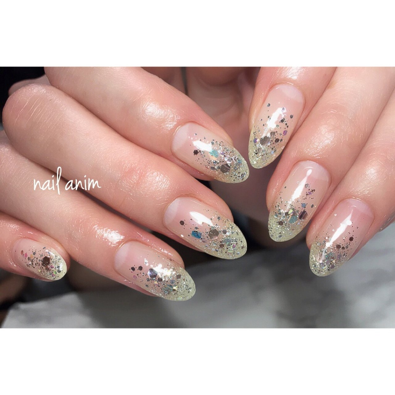 春 夏 ハンド ホログラム ラメ Nail Animのネイルデザイン No ネイルブック