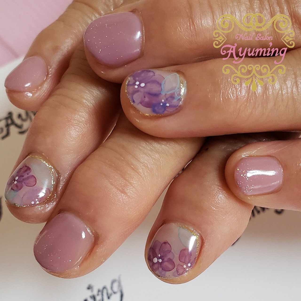 夏 梅雨 オフィス シンプル ラメ Ayumingnailのネイルデザイン No ネイルブック