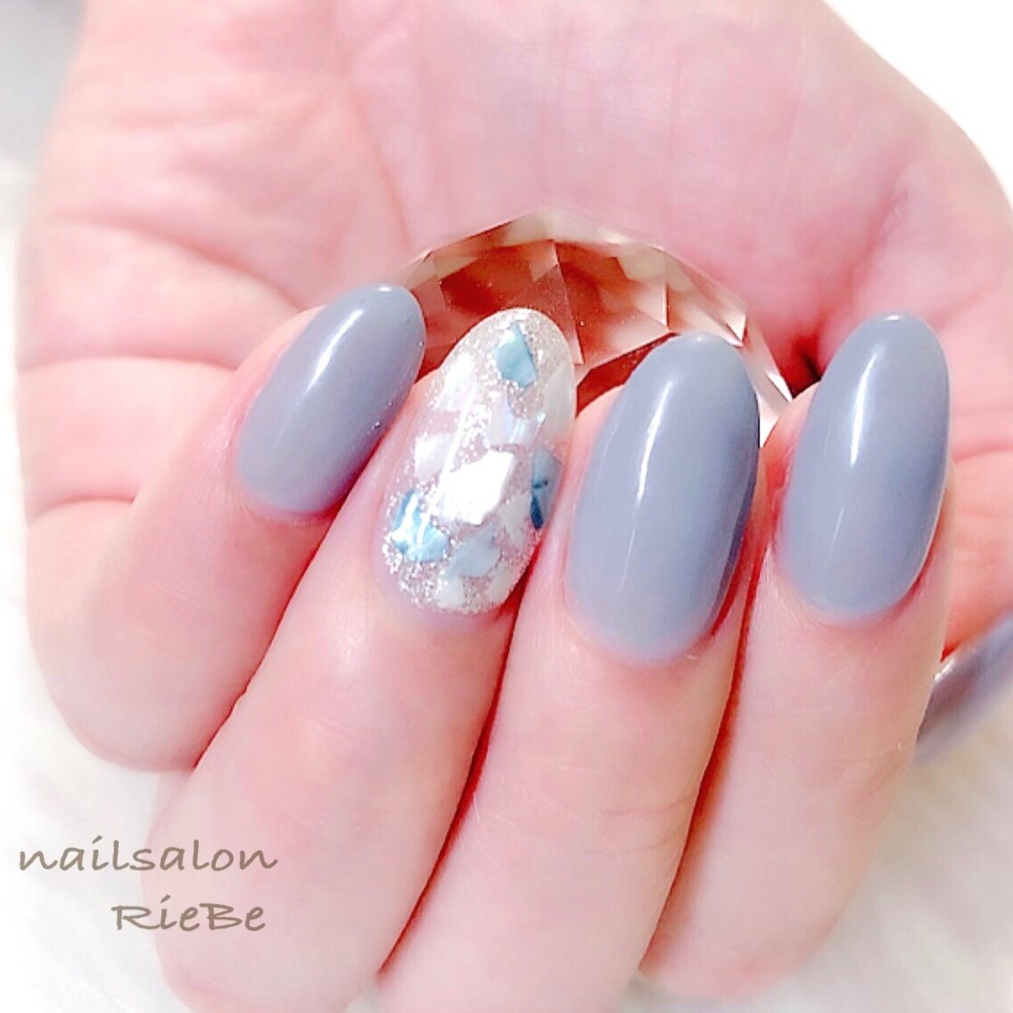 夏 梅雨 オフィス デート ハンド Nail Salon Riebe リーヴェ のネイルデザイン No ネイルブック