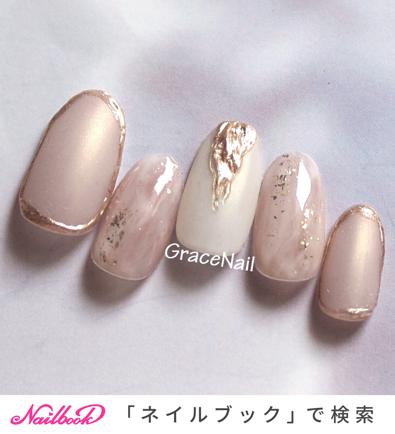 ☆A-390☆ネイルチップ 白のニュアンスビジューネイルhappyclover-c - sidos.com.br