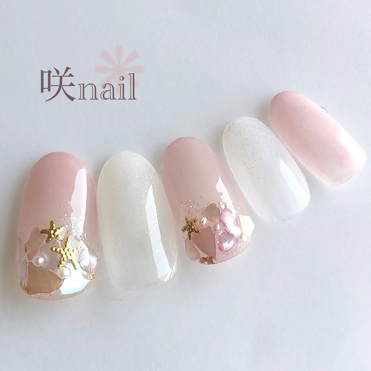 夏 海 リゾート 浴衣 ハンド 咲nail サキネイル のネイルデザイン No ネイルブック