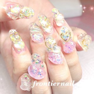 透明石ネイルのネイルデザイン ネイルブック