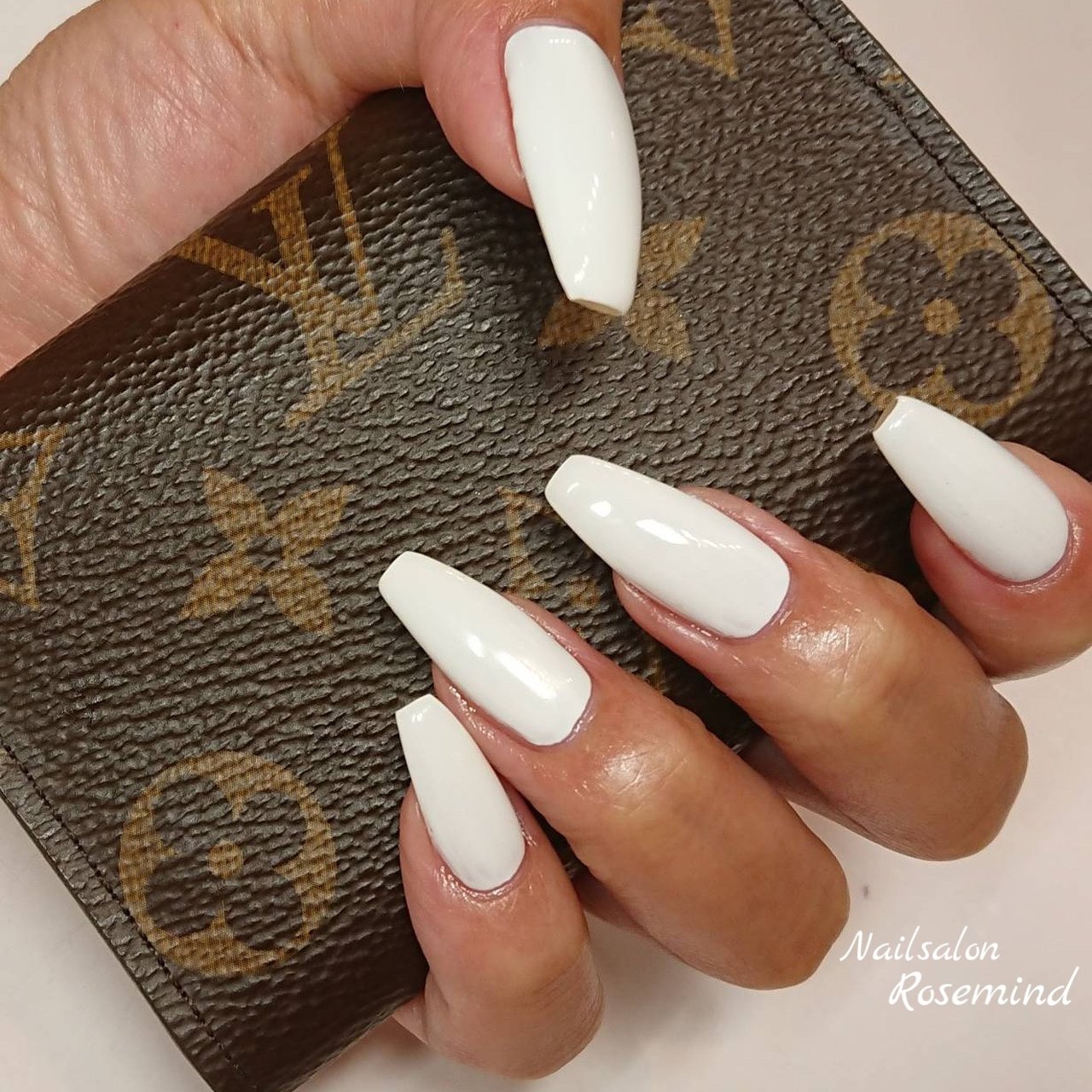 オールシーズン ハンド シンプル ワンカラー ロング Nail Rosemindのネイルデザイン No ネイルブック